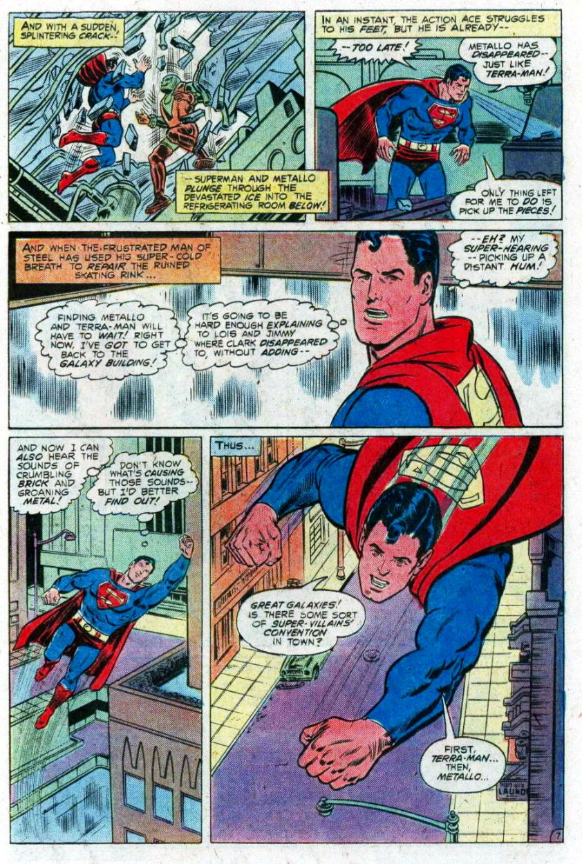 Superman - 337 Page 7, In Jon Hess's Swan, Curt Comic Art Gallery Room